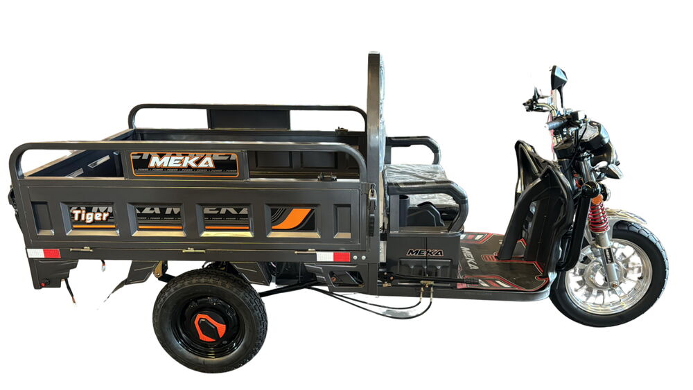 MEKA TİGER GRİ 3 TEKERLEKLİ KASALI ELEKTRİKLİ MOTOSİKLET