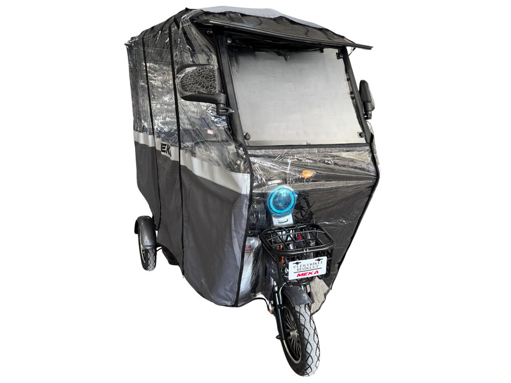 MEKA BUS 2000 WATT KABİNLİ YAĞMURLUKLU ELEKTRİKLİ MOTOSİKLET