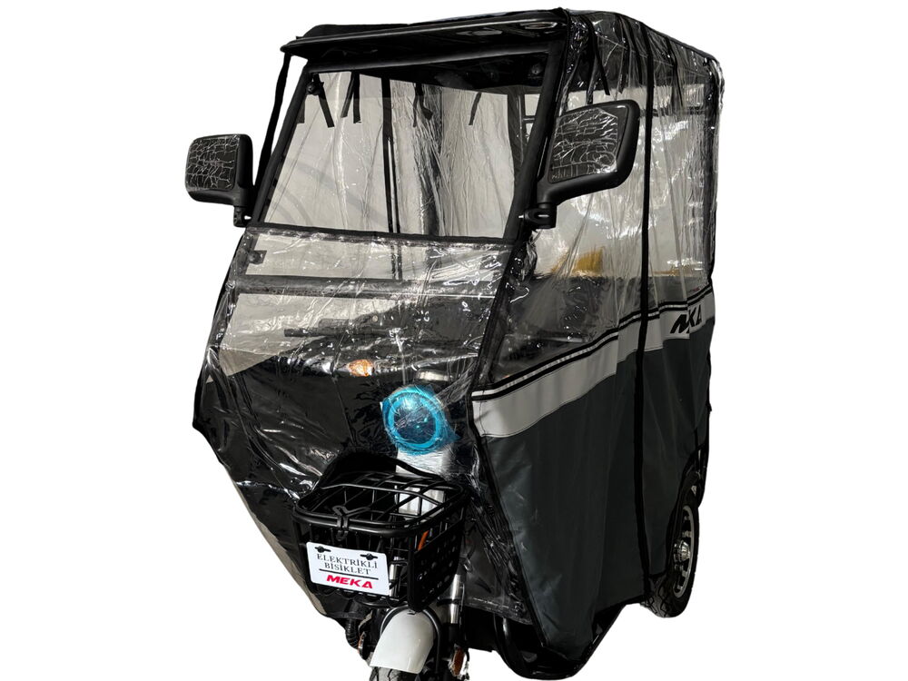 MEKA CHEF 2000 WATT KABİNLİ YAĞMURLUKLU ELEKTRİKLİ MOTOSİKLET