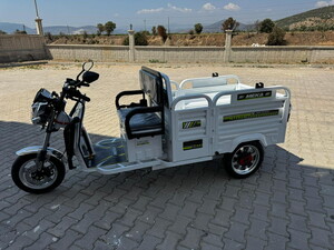 MEKA MYLASA 3 TEKERLEKLİ  BEYAZ ELEKTRİKLİ MOTOSİKLET #1
